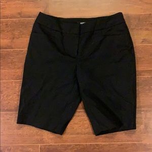 Black Bermuda shorts